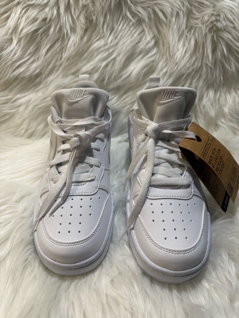 Nike Court Borough Low Recraft Triple White (GS) DV5456-106”